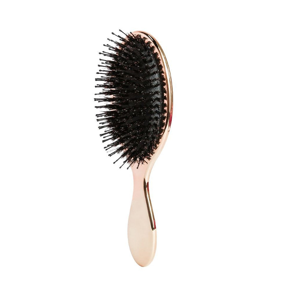 Rose Gold Boar Bristle Finishing Brush