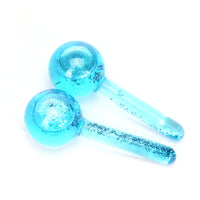 Blue Facial Glitter Ice Globes