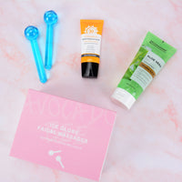 Small Ice Globes & Vitamin C Sunscreen Lotion SPF30 & Soothing Aloe Vera Gel