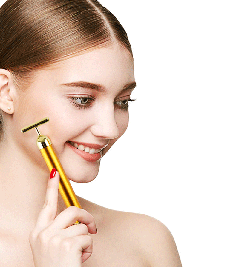 24 karat gold face massager