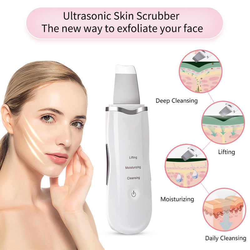 Ultrasonic Facial Skin Scrubber PRO
