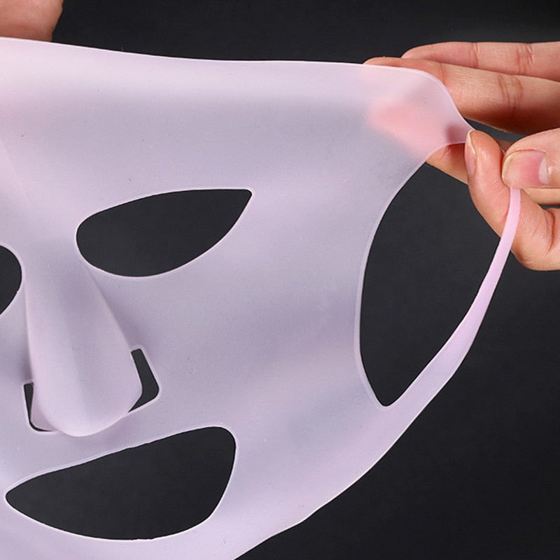 Reusable Silicone Face Mask For Sheet Mask