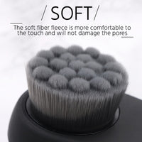 Black Charcoal Double-sided Facial Brush For Men and Women