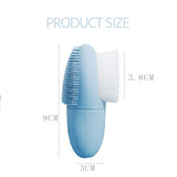 Colorful Mini 3D Double Side Silicone Face Cleanser Brush