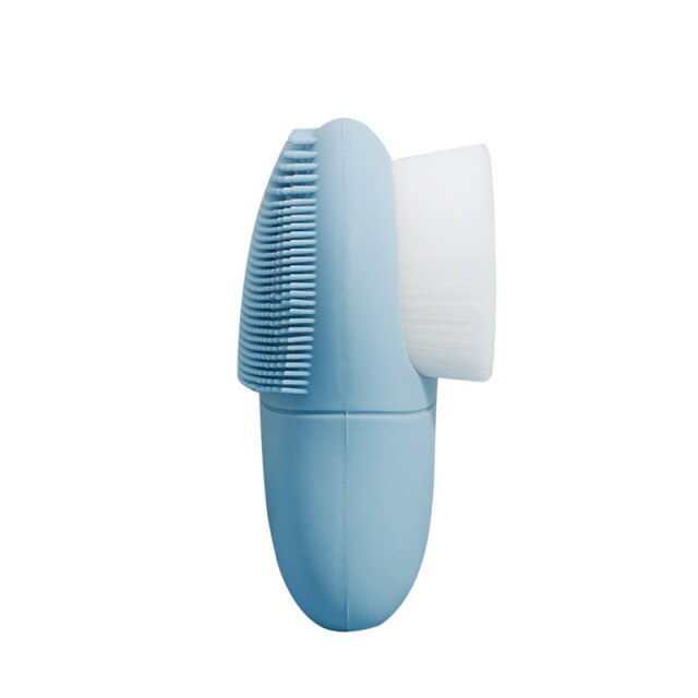 Colorful Mini 3D Double Side Silicone Face Cleanser Brush